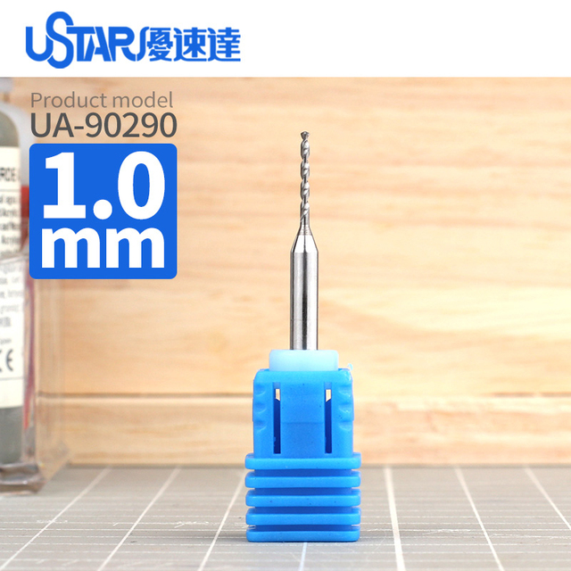 Model dłoni wiertarka Ustar UA90281-90290 ze stalą wolframową - wysoka precyzja, 0.1mm ~ 1.0mm wiertła - narzędzie DIY dla dorosłych - Wianko - 13