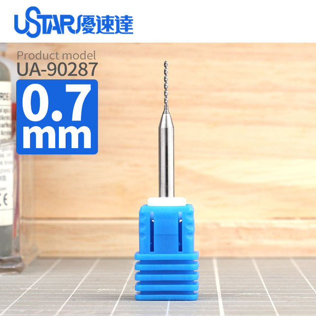 Model dłoni wiertarka Ustar UA90281-90290 ze stalą wolframową - wysoka precyzja, 0.1mm ~ 1.0mm wiertła - narzędzie DIY dla dorosłych - Wianko - 10