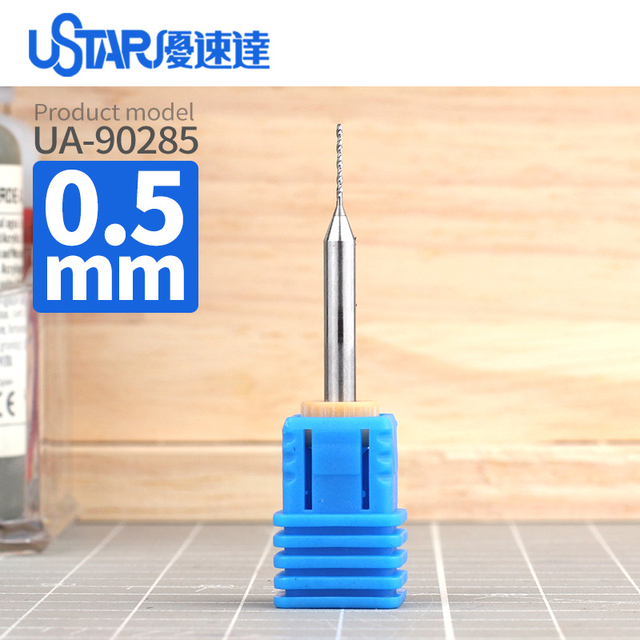 Model dłoni wiertarka Ustar UA90281-90290 ze stalą wolframową - wysoka precyzja, 0.1mm ~ 1.0mm wiertła - narzędzie DIY dla dorosłych - Wianko - 8
