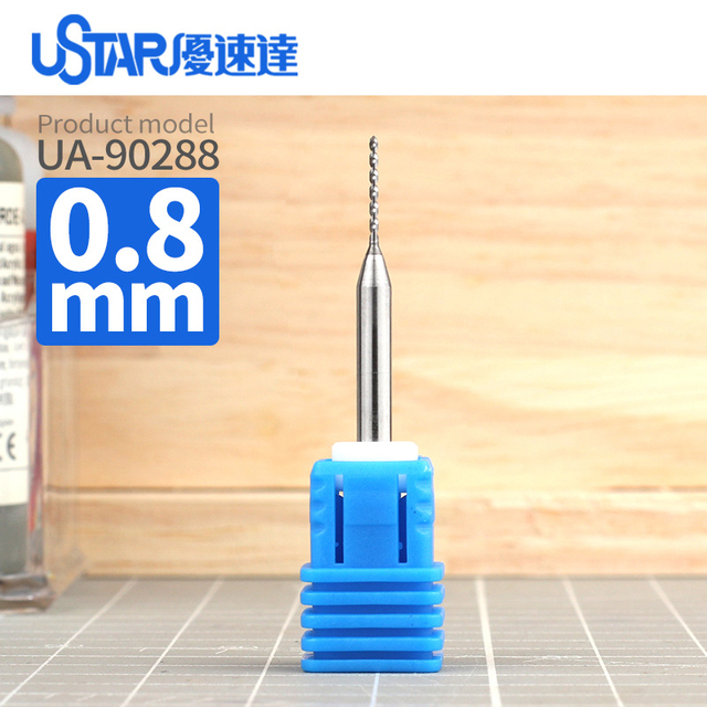 Model dłoni wiertarka Ustar UA90281-90290 ze stalą wolframową - wysoka precyzja, 0.1mm ~ 1.0mm wiertła - narzędzie DIY dla dorosłych - Wianko - 11