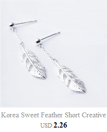Eleganckie kolczyki asymetryczne z czerwonym księżycem i planetą - koreański styl, srebro 925, SEA437 - Wianko - 19