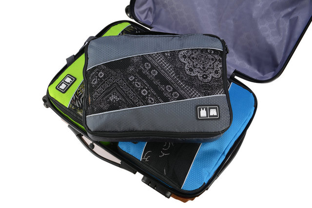 Zestaw 4/8 sztuk torby podróżnej Cube Mesh - wysoka jakość, organizacja pakowania, oddychający nylon, dla mężczyzn i kobiet - Wianko - 5
