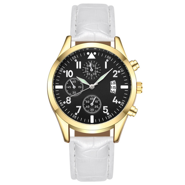 Zegarek męski z podświetleniem, datą i luksusowym skórzanym paskiem - Wianko - 14