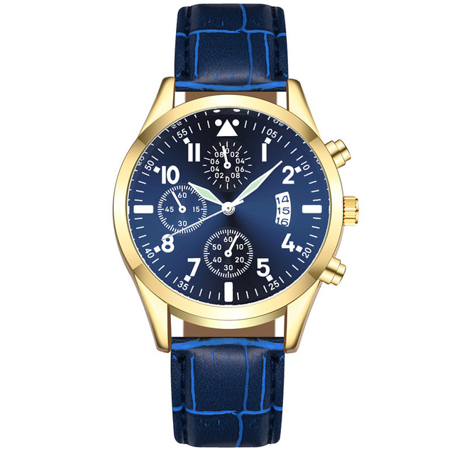 Zegarek męski z podświetleniem, datą i luksusowym skórzanym paskiem - Wianko - 15