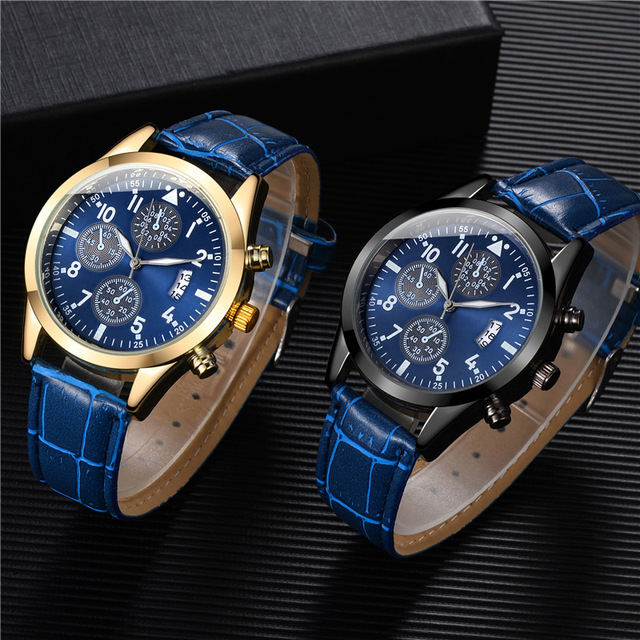 Zegarek męski z podświetleniem, datą i luksusowym skórzanym paskiem - Wianko - 6