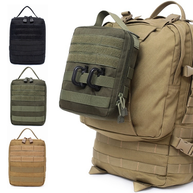 Plecak wojskowy Molle Pack z etui medycznym - polowanie, survivalowy, camping, outdoor - Wianko - 1