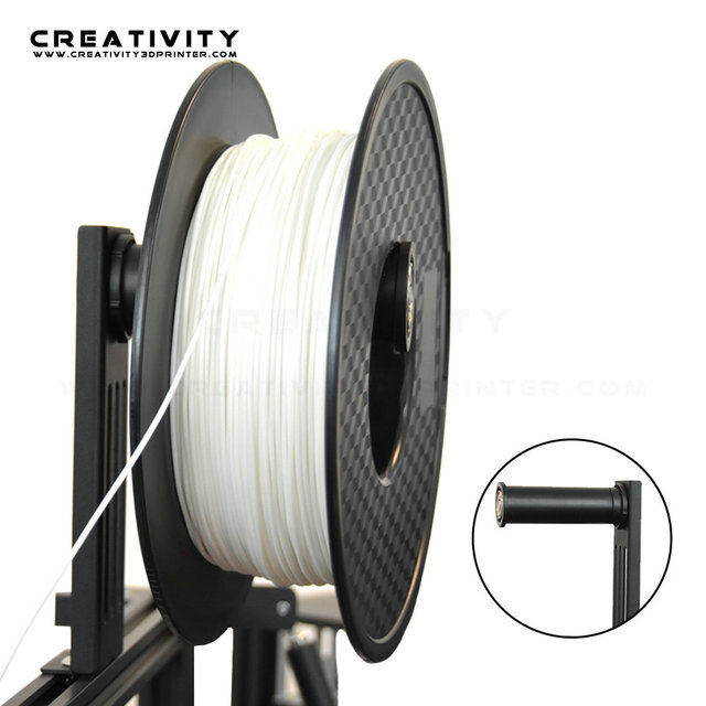 Uchwyt do drukarki 3D z łożyskiem obrotowym 608ZZ dla filamentu PLA/ABS - Wianko - 1