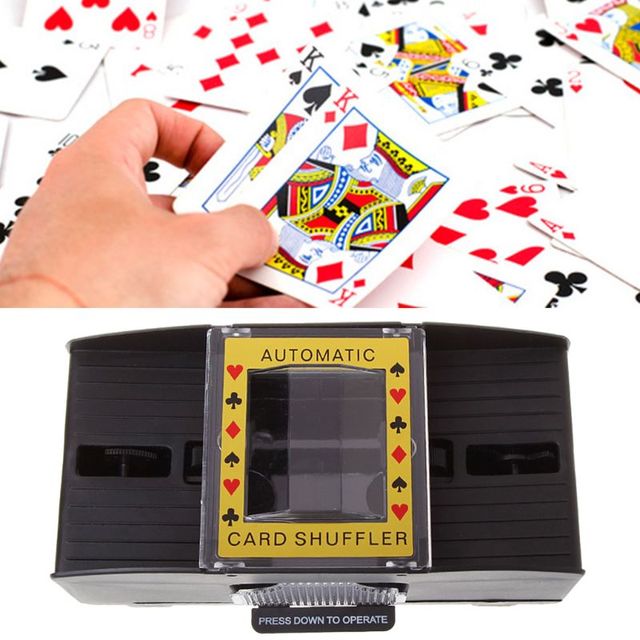 Automatyczny mieszalnik kart do gry Shuffle R66E na baterie - Wianko - 4