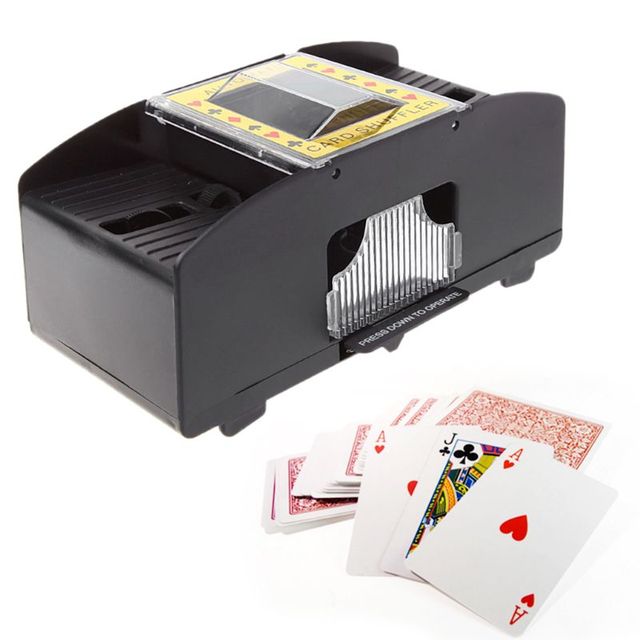Automatyczny mieszalnik kart do gry Shuffle R66E na baterie - Wianko - 5