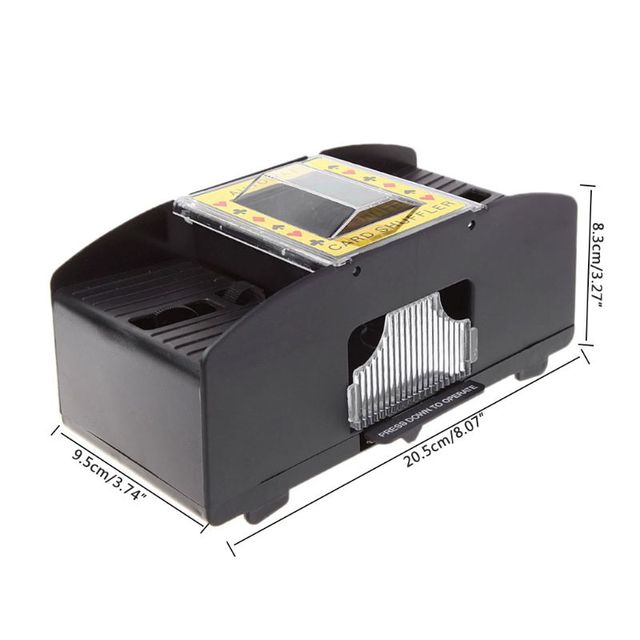 Automatyczny mieszalnik kart do gry Shuffle R66E na baterie - Wianko - 2