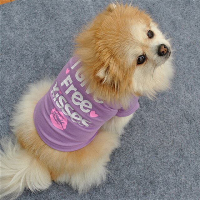 Koszulki z krótkim rękawem dla psów wykonane z bawełny - oddychające i wygodne - Wianko - 20