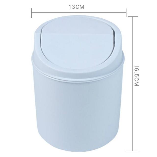 Mini pulpit wielofunkcyjny oraz kosz na śmieci Shake Cover do przechowywania akcesoriów w kształcie wiadra - idealny do domu, biura, kuchni i łazienki - Wianko - 2