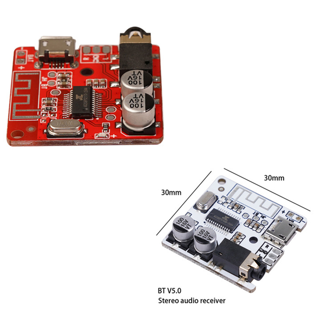 Bezstratny dekoder MP3 BT 5.0 Mini - Odbiornik audio Bluetooth DIY, kompatybilny z 3.7-5V, bezprzewodowy moduł stereo - Wianko - 8