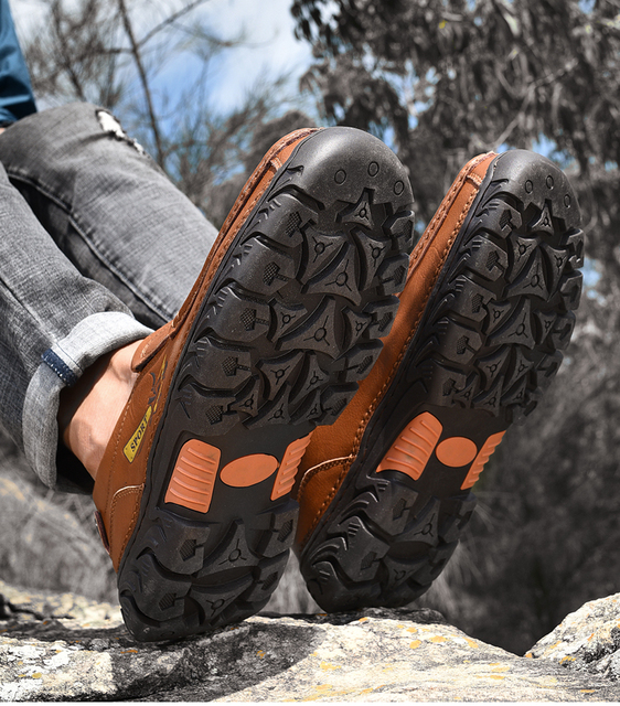 Męskie skórzane buty biznesowe low-cut 2021 - lekkie, oddychające - Wianko - 25