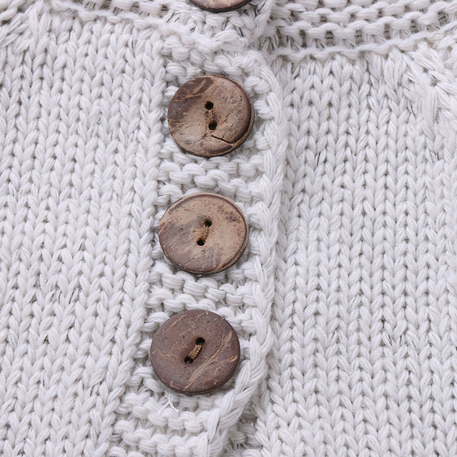 Płaszcz sweter dla dzieci dziewcząt Pudcoco US Stock z dzianiny w 2 kolorach - Wianko - 3