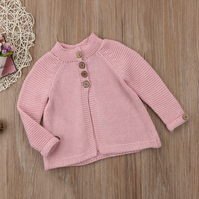 Płaszcz sweter dla dzieci dziewcząt Pudcoco US Stock z dzianiny w 2 kolorach - Wianko - 6