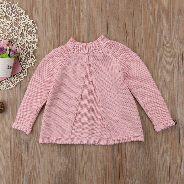 Płaszcz sweter dla dzieci dziewcząt Pudcoco US Stock z dzianiny w 2 kolorach - Wianko - 8