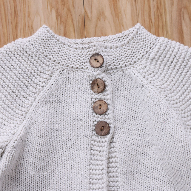 Płaszcz sweter dla dzieci dziewcząt Pudcoco US Stock z dzianiny w 2 kolorach - Wianko - 2