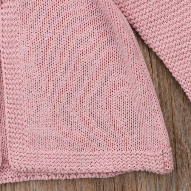 Płaszcz sweter dla dzieci dziewcząt Pudcoco US Stock z dzianiny w 2 kolorach - Wianko - 11
