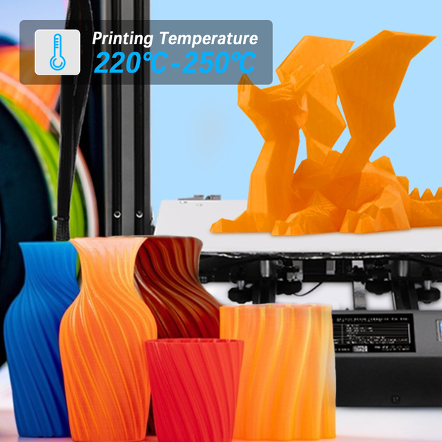 SUNLU PETG 3D Filament drukarki 1.75mm, wysoka przejrzystość, biały kolor, tolerancja +/-0.02mm - Wianko - 7