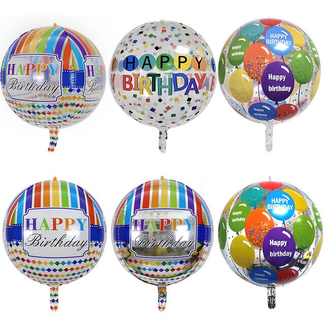 Nowy balon 22-calowy, przezroczysty, folia aluminiowa, idealny do dekoracji tematycznych lub urodzinowych (1szt.) - Wianko - 1