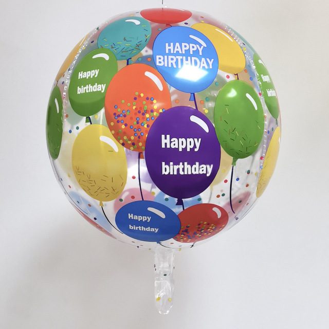 Nowy balon 22-calowy, przezroczysty, folia aluminiowa, idealny do dekoracji tematycznych lub urodzinowych (1szt.) - Wianko - 6