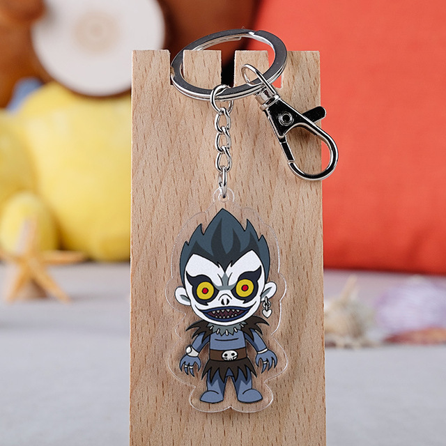 Figurka akcji Anime Death Note Ryuuuku Yagami - 10 sztuk, akrylowe breloki z dwustronnym rysunkiem, lekka torba w zestawie, idealny prezent - Wianko - 1