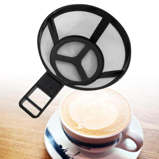 Ręczny filtr do kawy - wielofunkcyjny kosz wielokrotnego napełniania dla kubka Brewer - idealne narzędzie do przygotowywania aromatycznej kawy - Wianko - 3