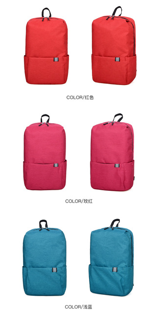 Kolorowy plecak damski i męski, idealny na outdoor i podróże, mały i modny - Wianko - 10