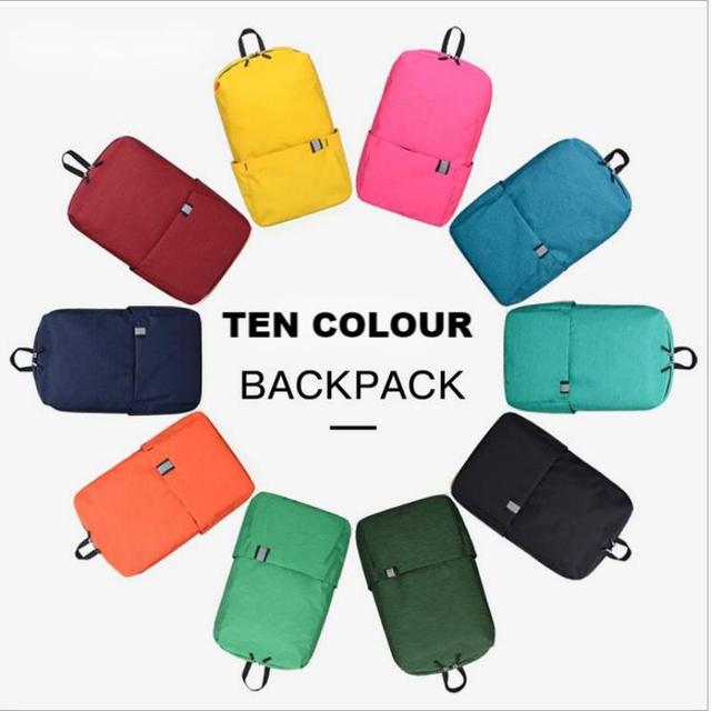Kolorowy plecak damski i męski, idealny na outdoor i podróże, mały i modny - Wianko - 2