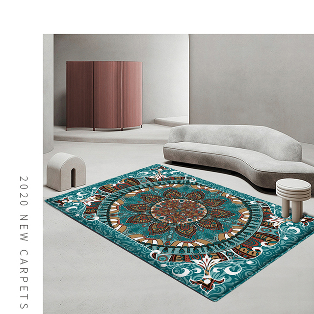 Antypoślizgowy dywan flanelowy do maty podłogowej - wykładzina idealna do salonu i sypialni - Wianko - 26