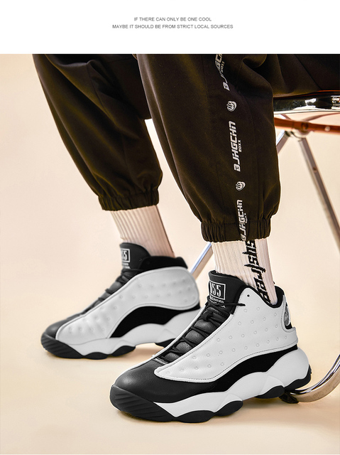 Sportowe buty męskie do koszykówki wiosna 2022 - wysoka elastyczność, amortyzacja, zwiększona wysokość - Wianko - 7