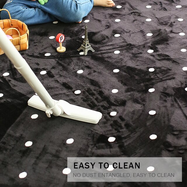 Antypoślizgowy dywan flanelowy dla dzieci Hogar z ręcznie drukowanym wzorem kreskówkowych zwierząt - Wianko - 3