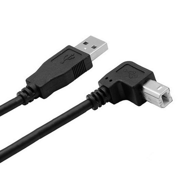 Kabel USB2.0 A męski 150cm 5Ft z 90-stopniowym kątem w górę B męski - do drukarek, skanerów i dysków twardych - Wianko - 10