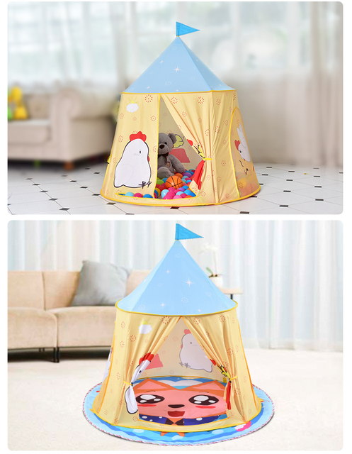 Namiot kempingowy dla dzieci Indian Tribe Play - duży domek do zabawy w plemienne motywy, składany i przenośny z oświetleniem - Wianko - 8