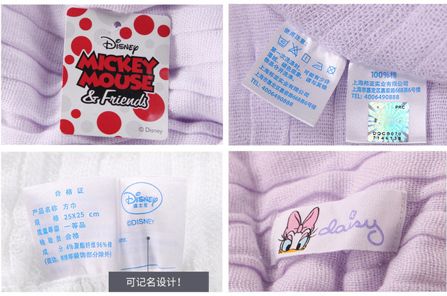 Ręcznik bawełniany dla niemowląt z motywem Disney Minnie Mickey Goofy Pluto Daisy, tkanina gęsta, 6-warstwowa - Wianko - 10