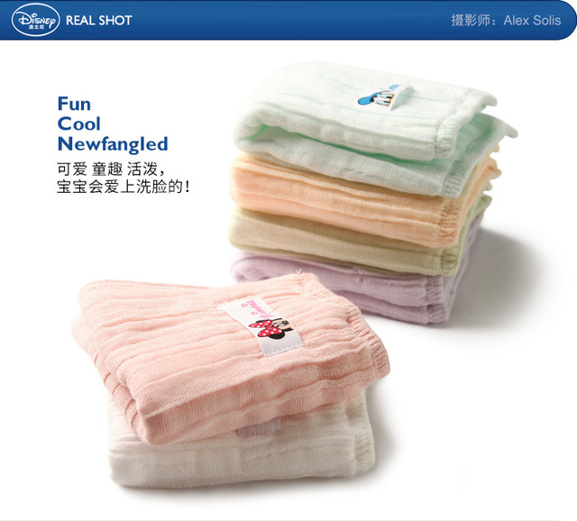 Ręcznik bawełniany dla niemowląt z motywem Disney Minnie Mickey Goofy Pluto Daisy, tkanina gęsta, 6-warstwowa - Wianko - 2