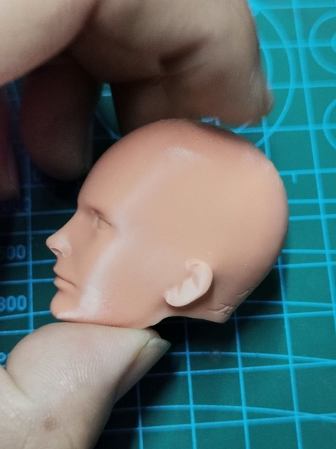 Figurka akcji 1/6 skala Nier - niepomalowana głowa przystojnego chłopaka do modelu 12''Body DIY - Wianko - 2