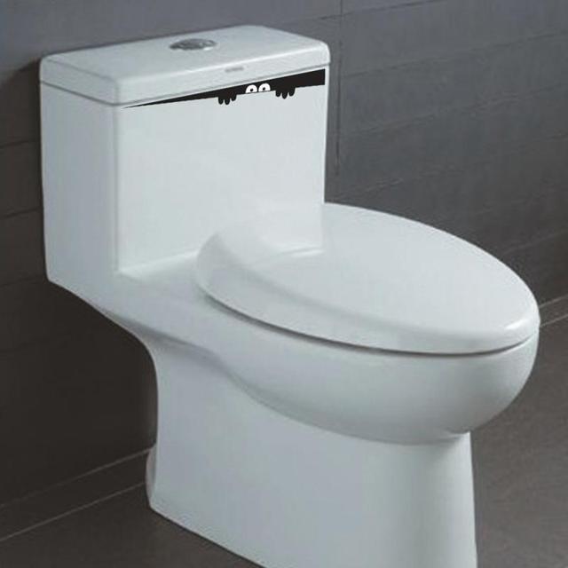 Kreatywna naklejka na toaletę - wodoodporna, antystatyczna, antyporostowa, z zabawnym wzorem, do dekoracji łazienki - Wianko - 8