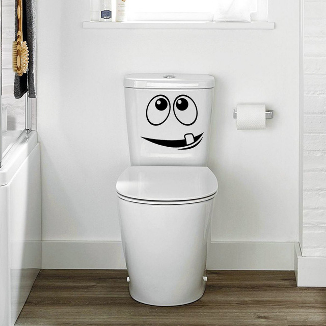 Kreatywna naklejka na toaletę - wodoodporna, antystatyczna, antyporostowa, z zabawnym wzorem, do dekoracji łazienki - Wianko - 6
