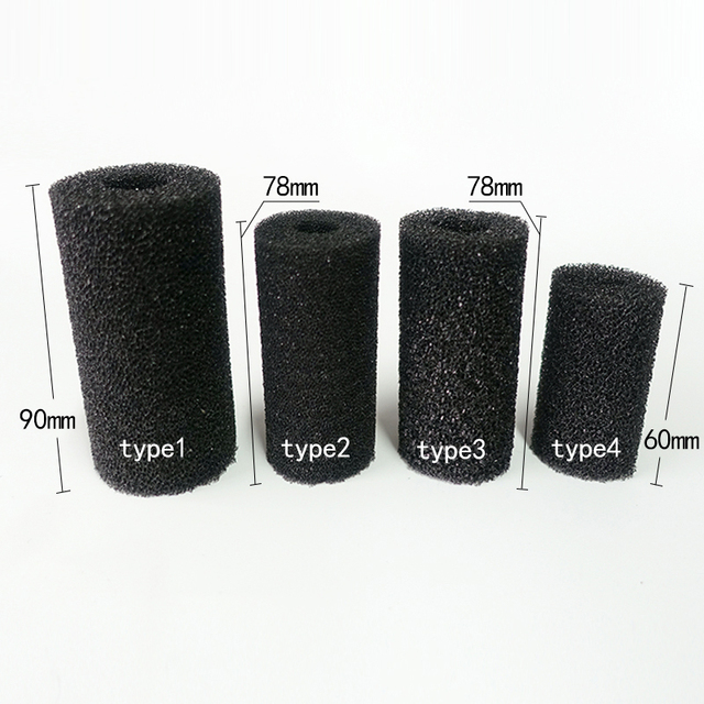 Gąbka filtr akwariowy 5 sztuk - czarna pianka - obudowa ochronna - akcesoria filtracyjne - Wianko - 2