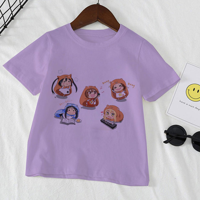Ciekawa dziecięca koszulka z nadrukiem Anime Cartoon Girl i Chłopca Shu w stylu Himono Onna - Wianko - 14