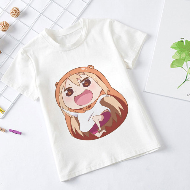 Ciekawa dziecięca koszulka z nadrukiem Anime Cartoon Girl i Chłopca Shu w stylu Himono Onna - Wianko - 3