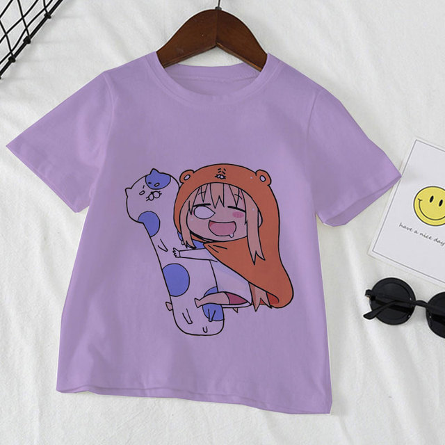 Ciekawa dziecięca koszulka z nadrukiem Anime Cartoon Girl i Chłopca Shu w stylu Himono Onna - Wianko - 12