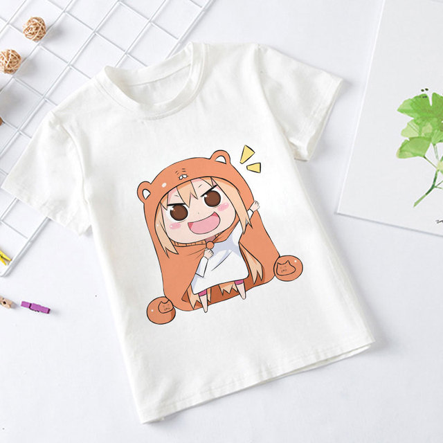 Ciekawa dziecięca koszulka z nadrukiem Anime Cartoon Girl i Chłopca Shu w stylu Himono Onna - Wianko - 5