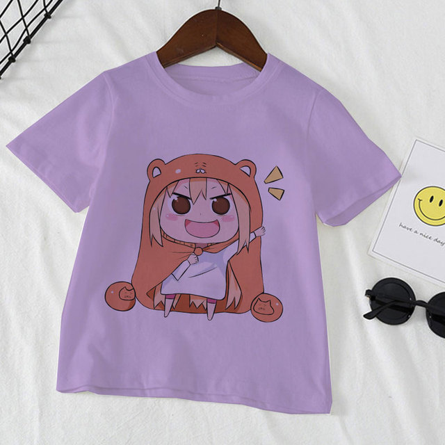 Ciekawa dziecięca koszulka z nadrukiem Anime Cartoon Girl i Chłopca Shu w stylu Himono Onna - Wianko - 15