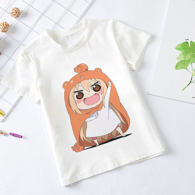 Ciekawa dziecięca koszulka z nadrukiem Anime Cartoon Girl i Chłopca Shu w stylu Himono Onna - Wianko - 6