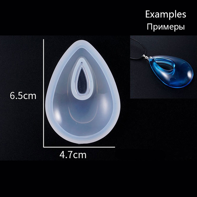 Silikonowa forma do odlewania kropli wody - tworzenie biżuterii (kryształowa bransoletka, wisiorek, naszyjnik) - Wianko - 24