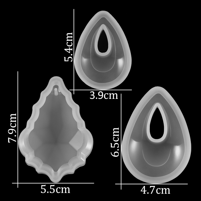 Silikonowa forma do odlewania kropli wody - tworzenie biżuterii (kryształowa bransoletka, wisiorek, naszyjnik) - Wianko - 22