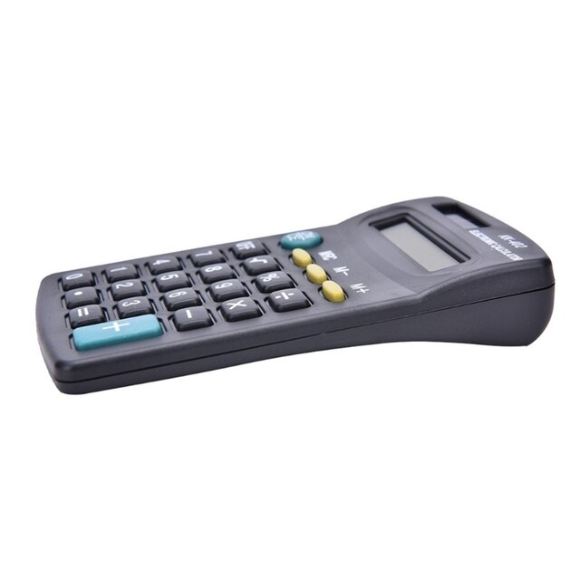 Kalkulator elektroniczny 8-cyfrowy zasilany baterią do zastosowań biurowych i szkolnych - czarny - Wianko - 4